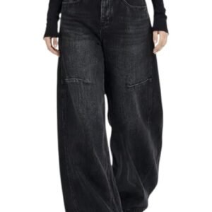 oddmoneky baggy jeans for women || korean jeans for women || wide leg korean high waist baggy denim