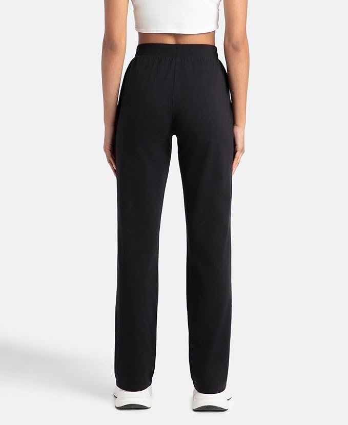 jockey 1302 women's super combed cotton elastane stretch relaxed fit trackpants with side pockets jockey 1302 women's super combed cotton elastane stretch relaxed fit trackpants with side pockets