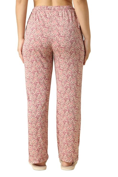 van heusen women cotton printed lounge pyjama functional pocket, ultra soft, drawstring waist van heusen women cotton printed lounge pyjama functional pocket, ultra soft, drawstring waist