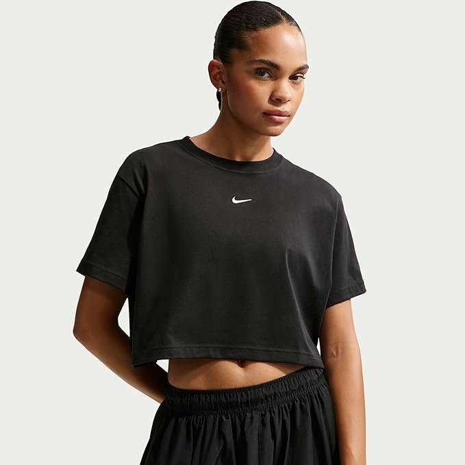 nike womens regular fit sportswear essential t shirt nike womens regular fit sportswear essential t shirt