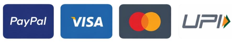 payment method icons in a row photoroom