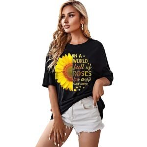 drop shoulder style t shirt
