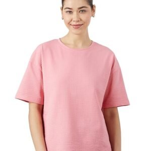 oversized textured t shirt