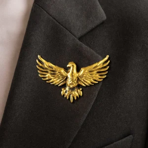 eagle shaped brooch pin