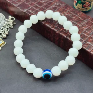 white glass bracelet